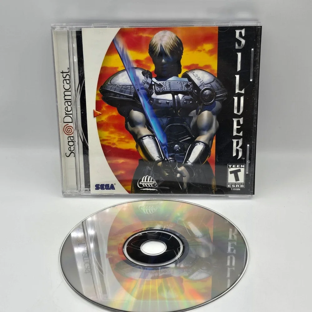 Sega Silver Dreamcast Unisex OS Black Action RPG Real-Time Combat Game